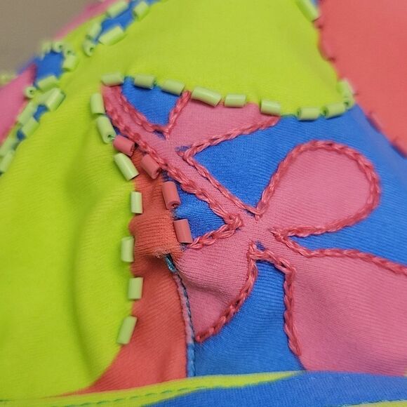 4/$16- Floral Beaded Top  - Picture 3 of 4